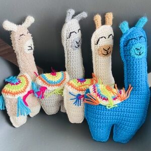 Handmade Crochet Llama Plush 12” Colorful Soft Toy Choose Your Color!